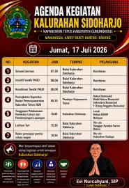 Agenda 17 Juli 2026